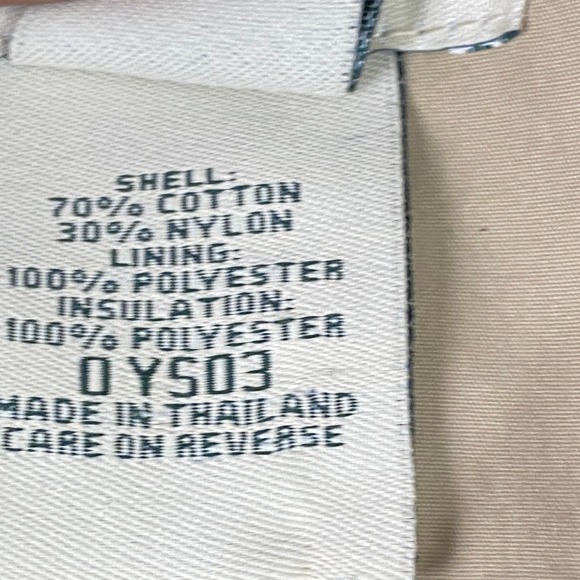 LLBean Coat Womens L Quilted Barn Chore Corduroy Collar Thermore Insulation Farm - Picture 10 of 16